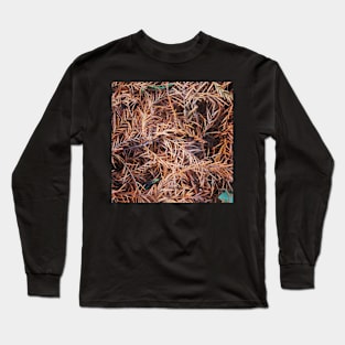 Autumn gold fern Long Sleeve T-Shirt